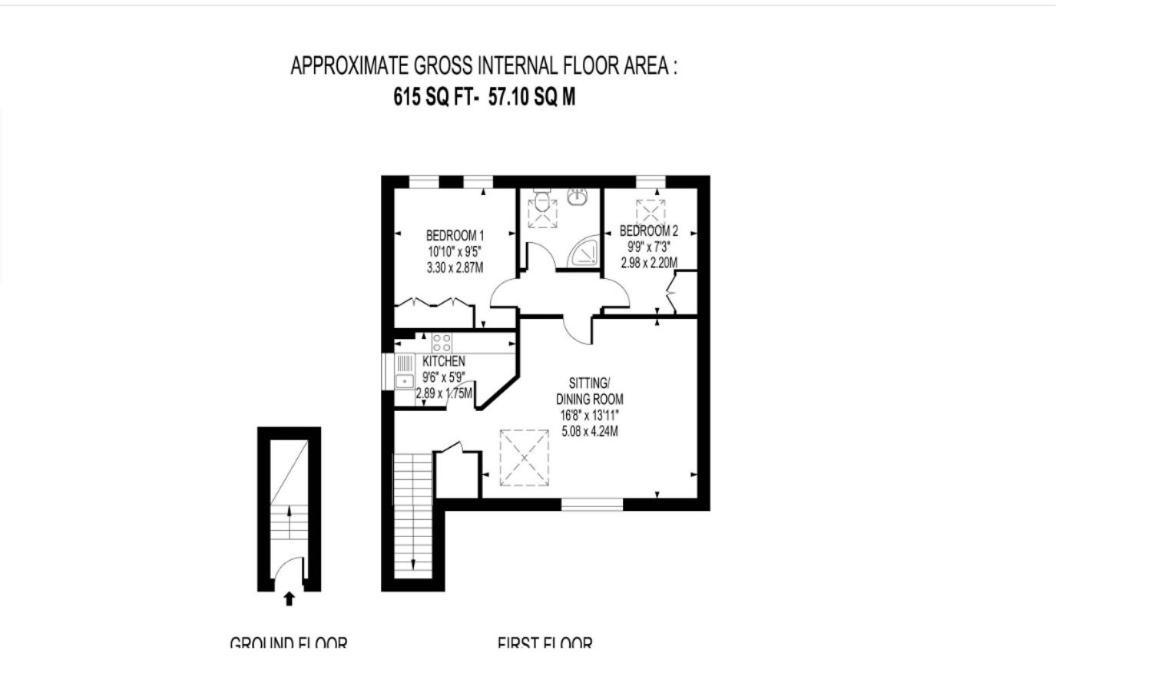 Weybridge - 2 Bed - Parking Apartment Exterior photo